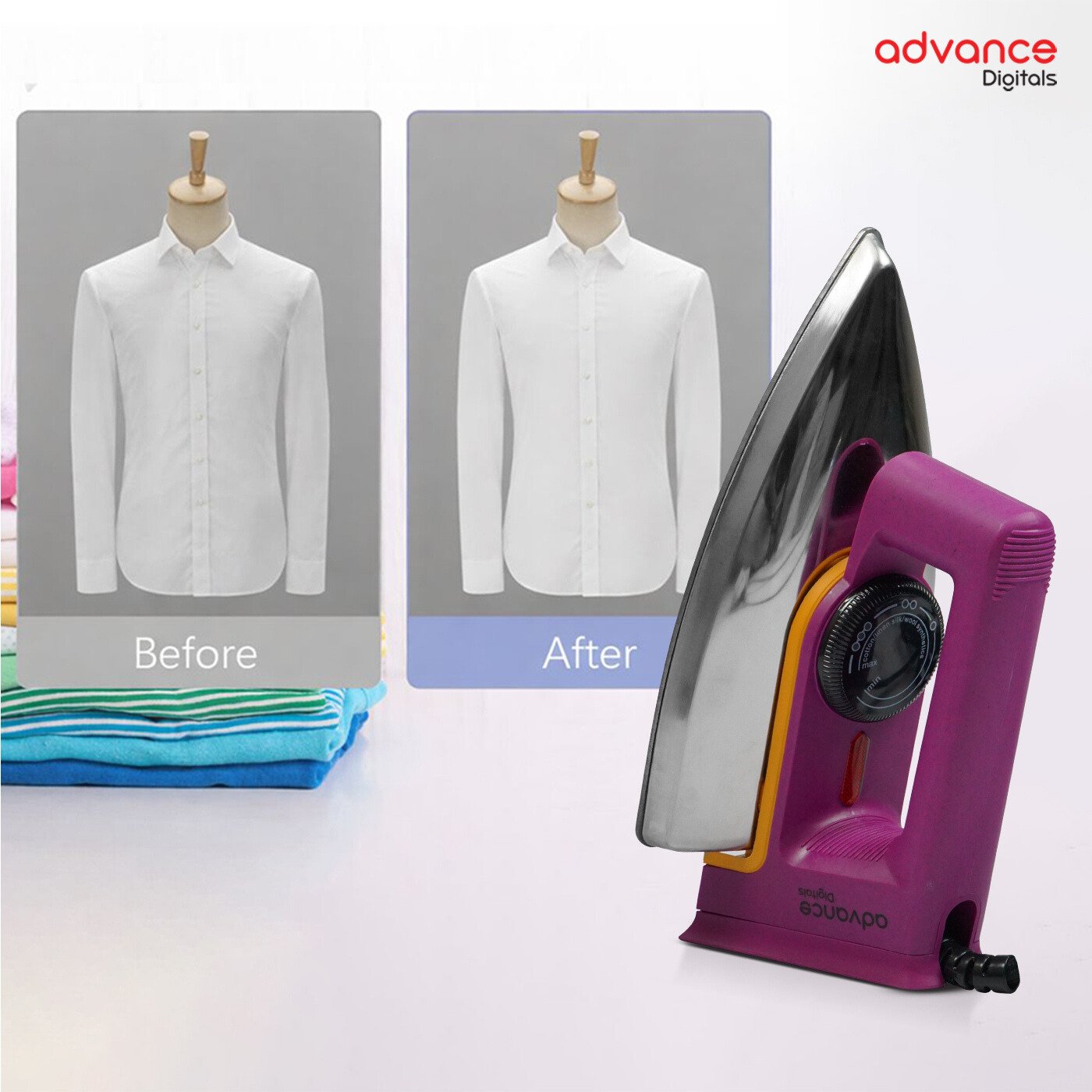 Advance Setrika Listrik (Dry Iron) Anti Lengket STK-510 Hemat Listrik - Image 12