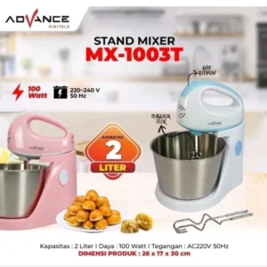 Advance Stand Mixer MX1003T kapasitas 2Lt Garansi Resmi 1 Tahun
