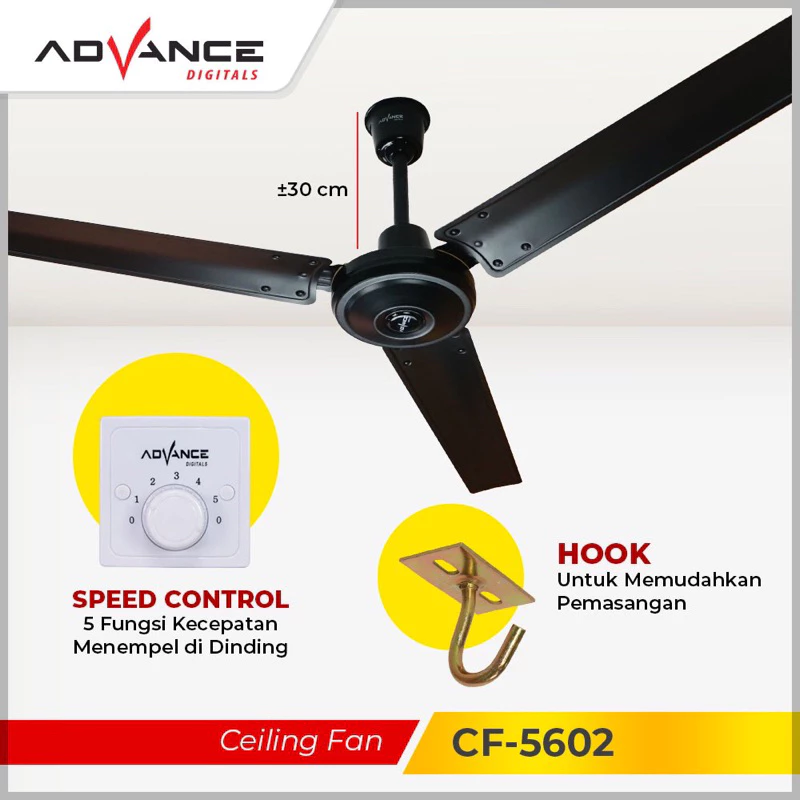Advance CF-5603 Ceiling Fan / Kipas Angin Gantung - Image 4