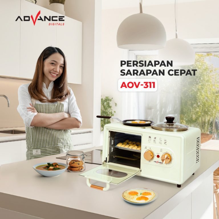 Advance Oven Listrik AOV-311 Multifungsi 3 in 1 Electric Oven Garansi 1 ...