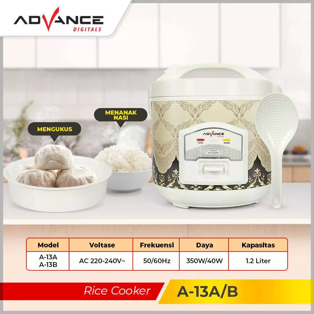 RICE COOKER ADVANCE A-13A/B - Image 6