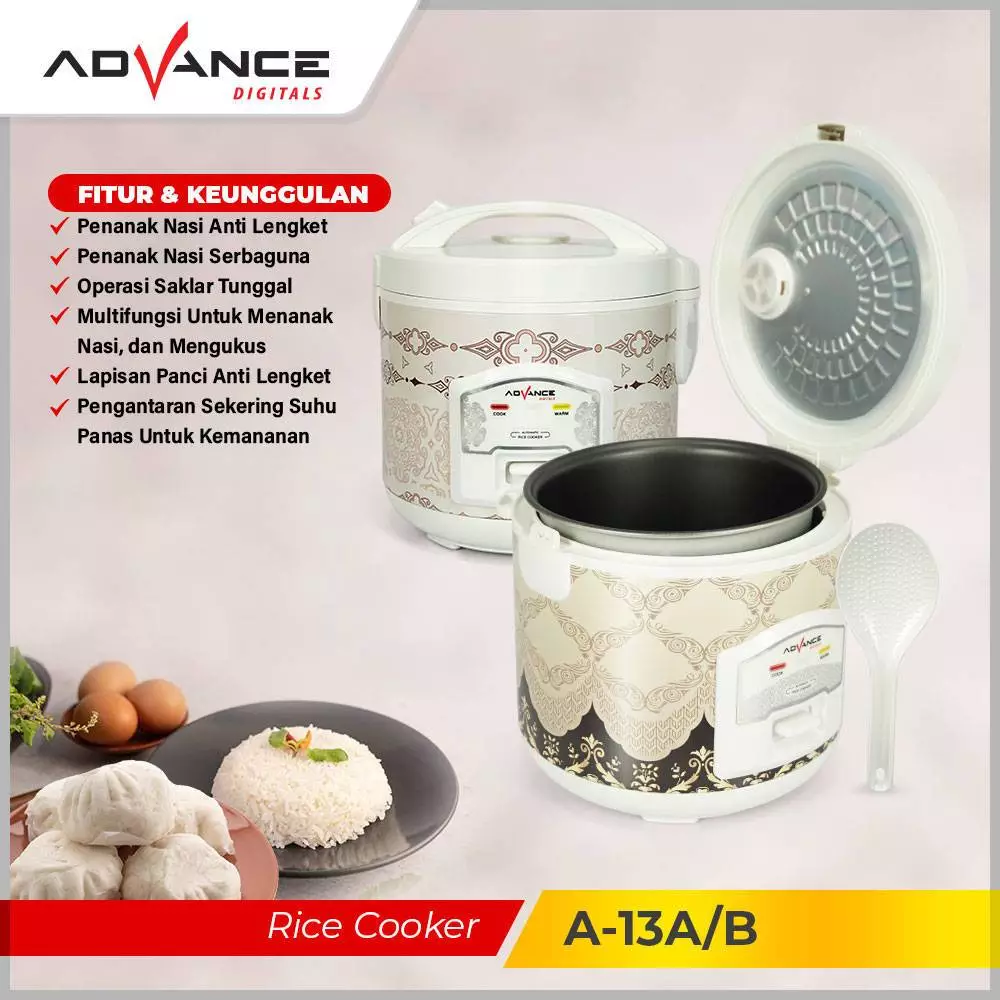 RICE COOKER ADVANCE A-13A/B - Image 5
