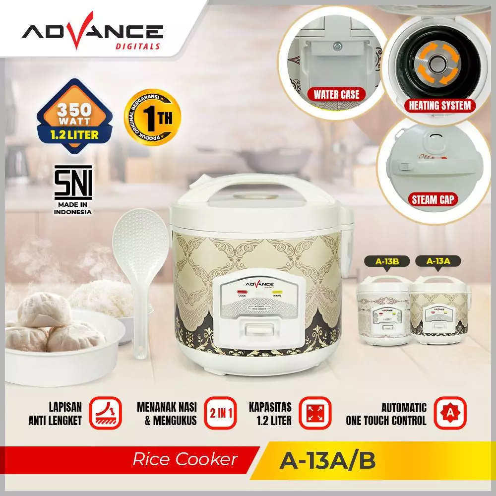 RICE COOKER ADVANCE A-13A/B