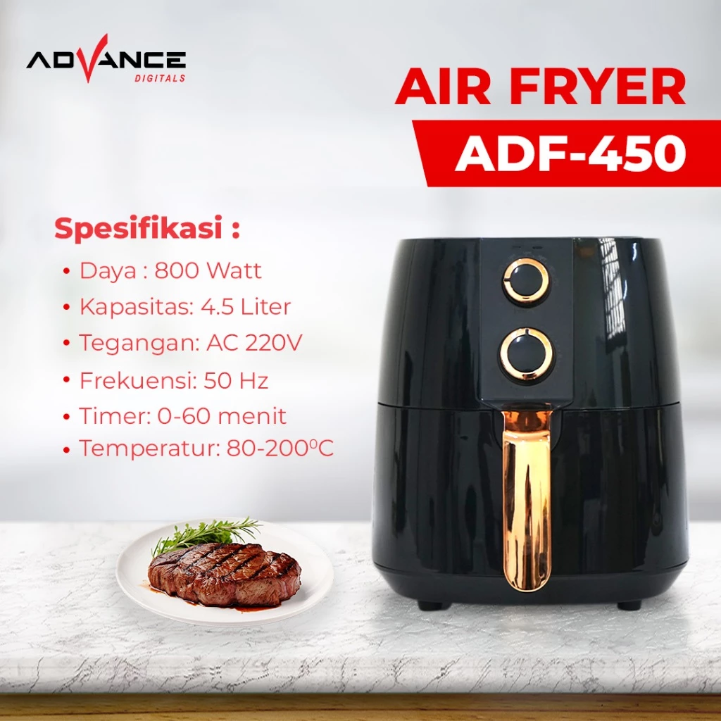 ELECTRIC AIR FRYER ADVANCE ADF-450 - Image 6