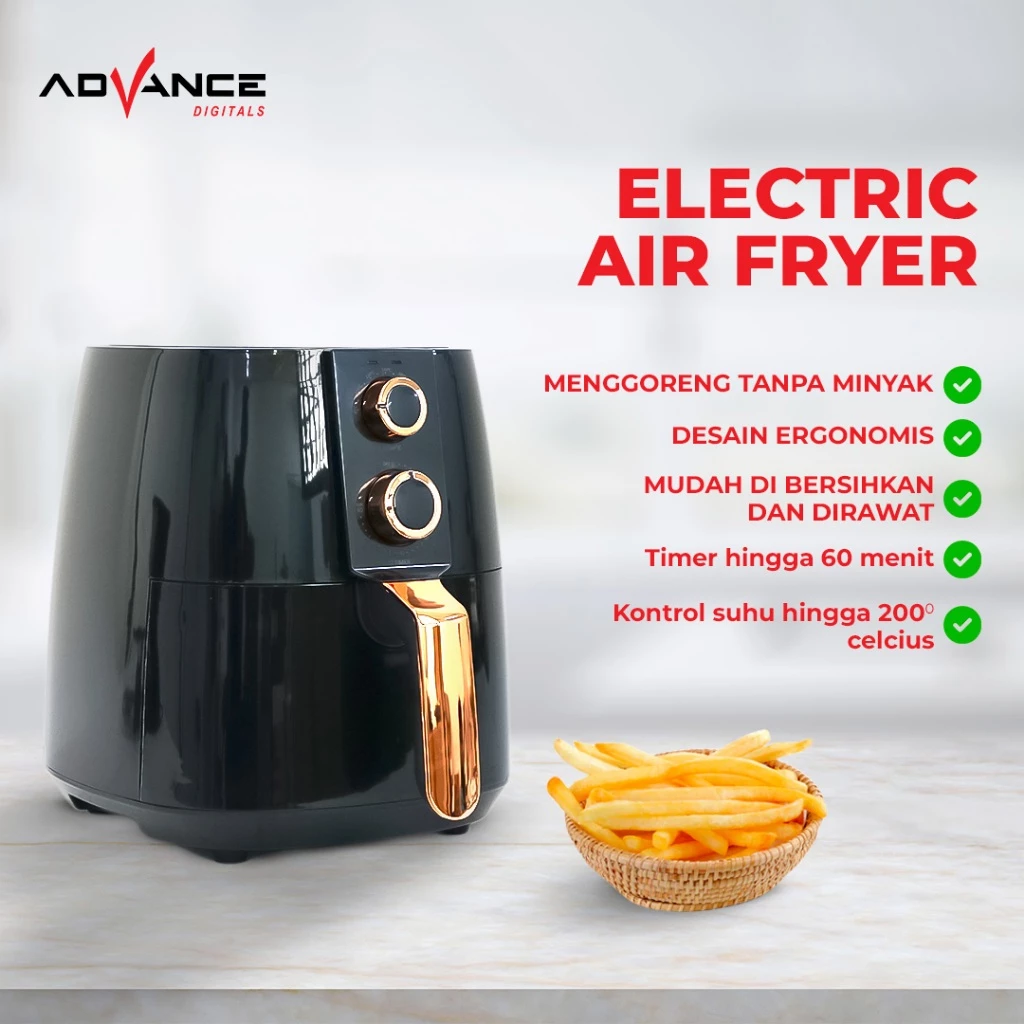ELECTRIC AIR FRYER ADVANCE ADF-450 - Image 5
