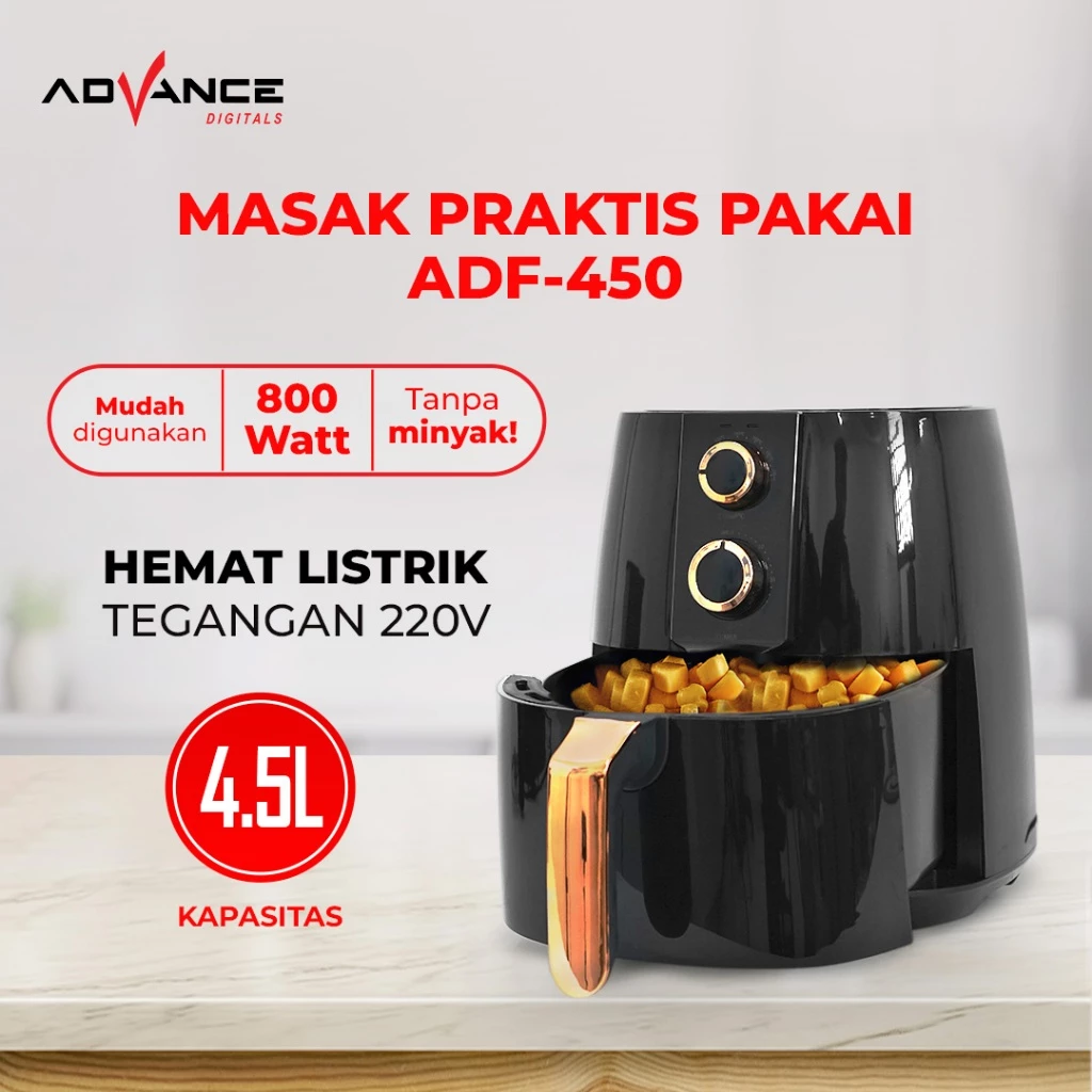 ELECTRIC AIR FRYER ADVANCE ADF-450 - Image 4