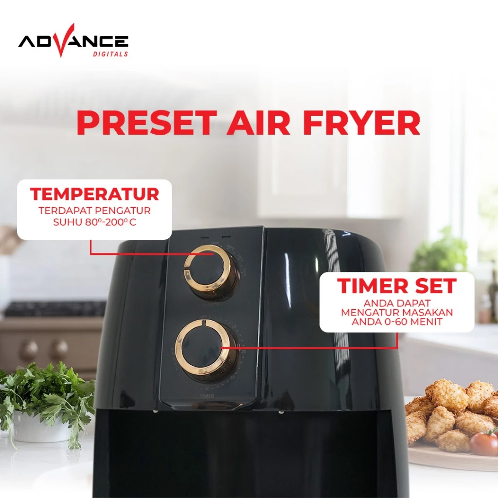 ELECTRIC AIR FRYER ADVANCE ADF-450 - Image 3