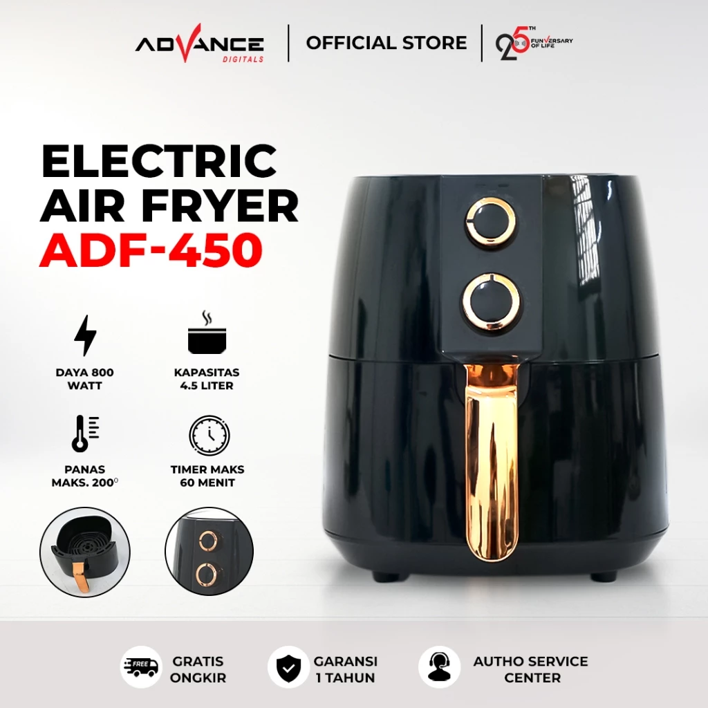 ELECTRIC AIR FRYER ADVANCE ADF-450
