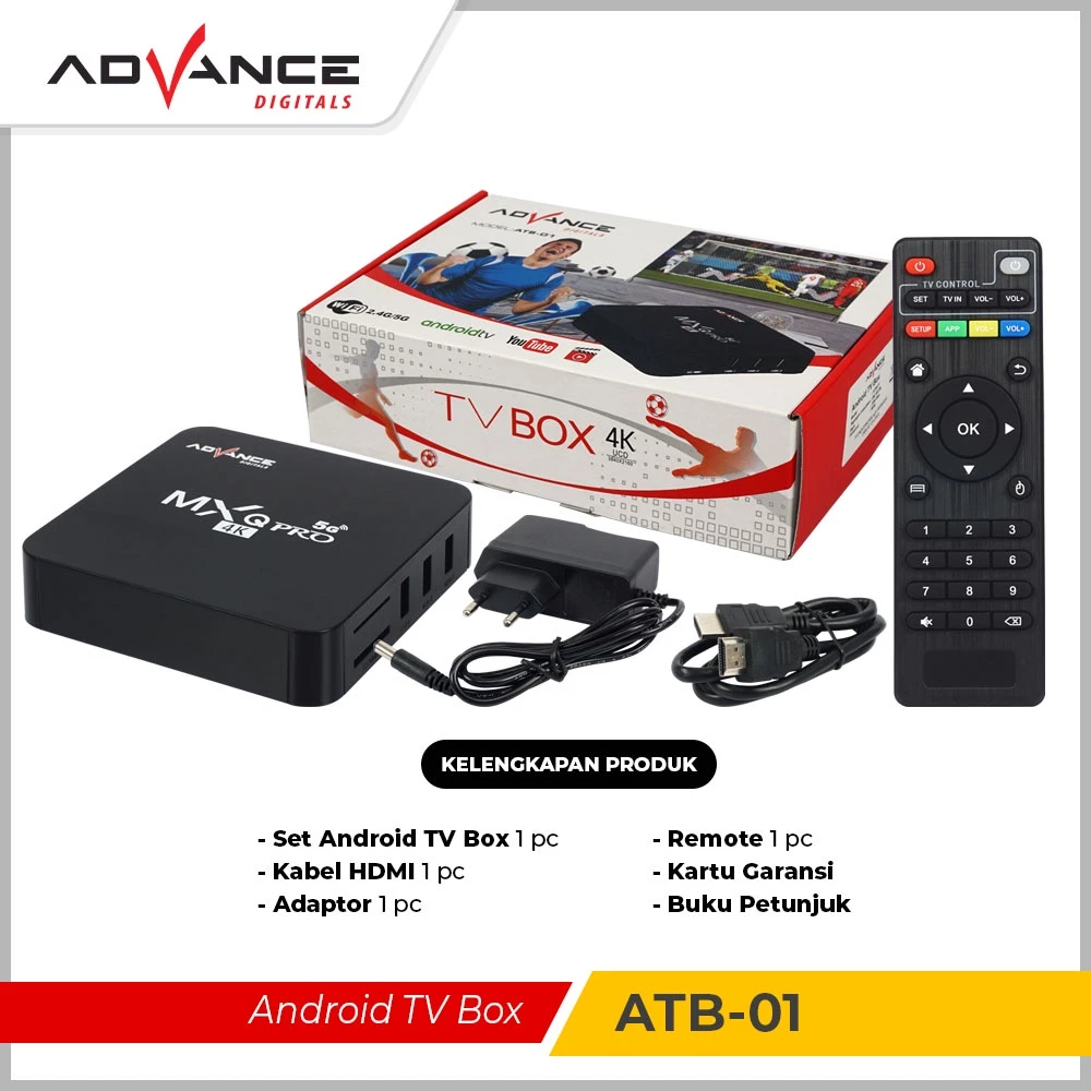 SET TOP BOX ANDROID TV BOX ADVANCE ATB-01 - Image 4