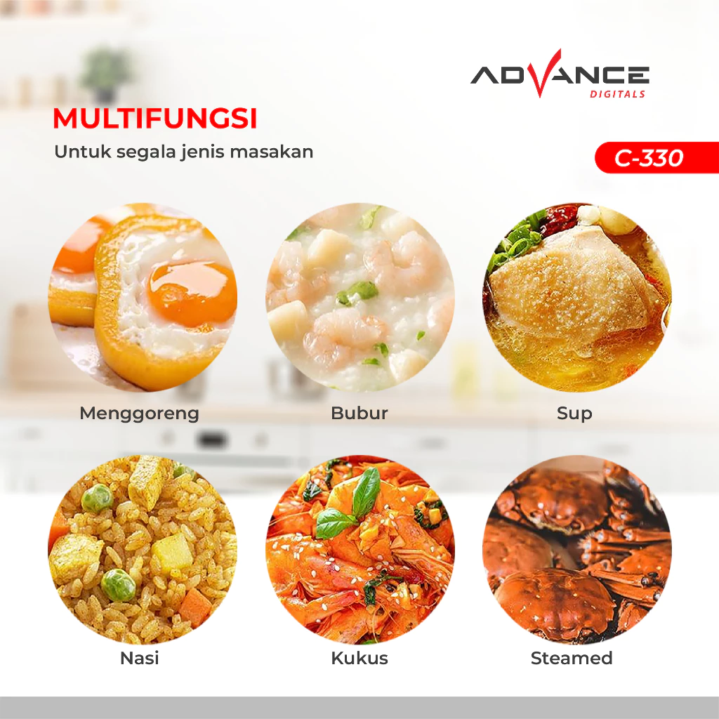 ADVANCE PANCI ELEKTRIK C-330 BEIGE - Image 3