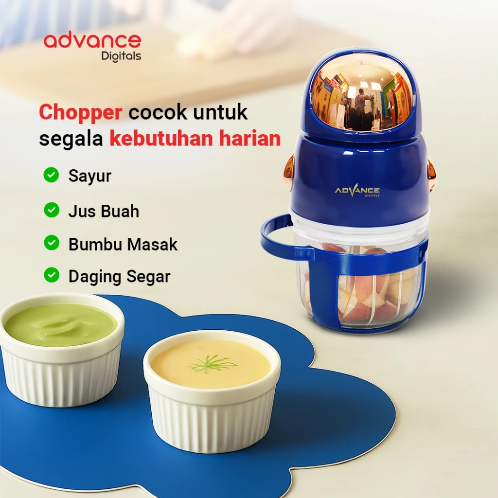 FOOD CHOPPER ADVANCE CHP-03A BLUE - Image 5