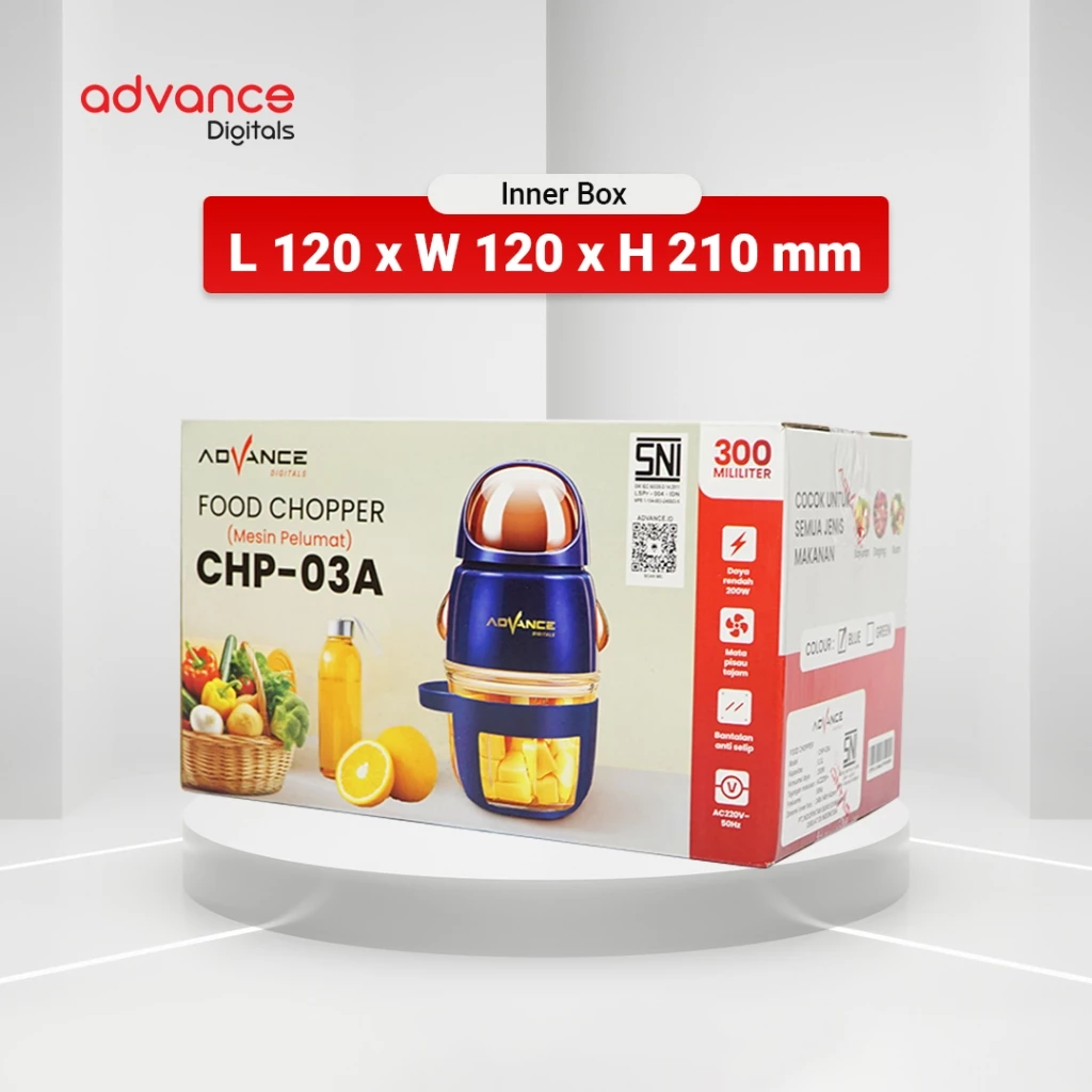 FOOD CHOPPER ADVANCE CHP-03A BLUE - Image 2