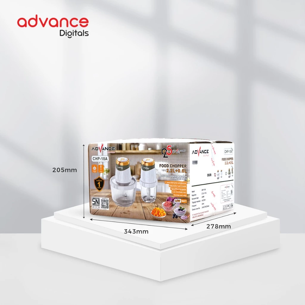 FOOD CHOPPER ADVANCE CHP-18A - Image 2