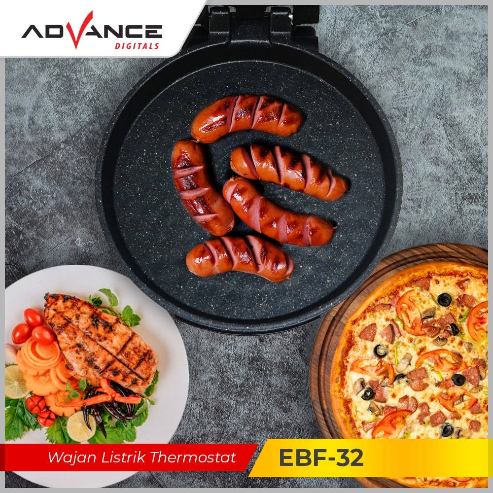 THERMOSTAT ELECTRIC GRIDDLE PAN EBF-32 PINK - Image 6