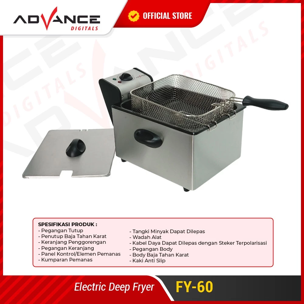 ELECTRIC DEEP FRYER ADVANCE FY-60 - Image 9
