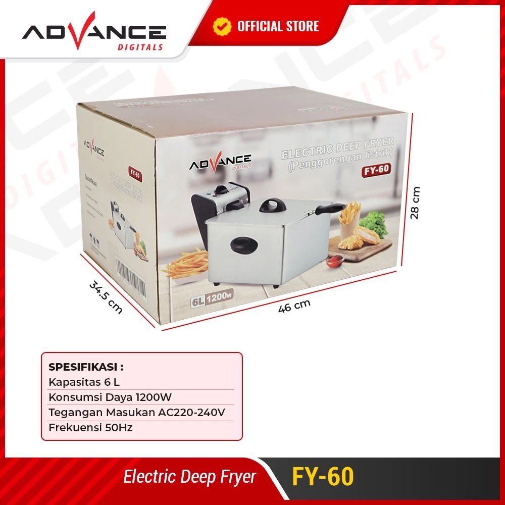 ELECTRIC DEEP FRYER ADVANCE FY-60 - Image 5