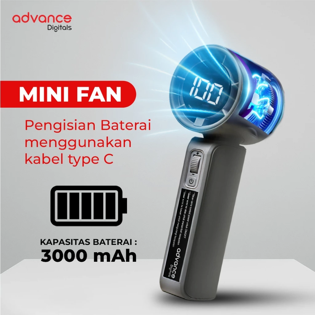 KIPAS ANGIN ADVANCE MINI FAN HSF-70 - Image 5