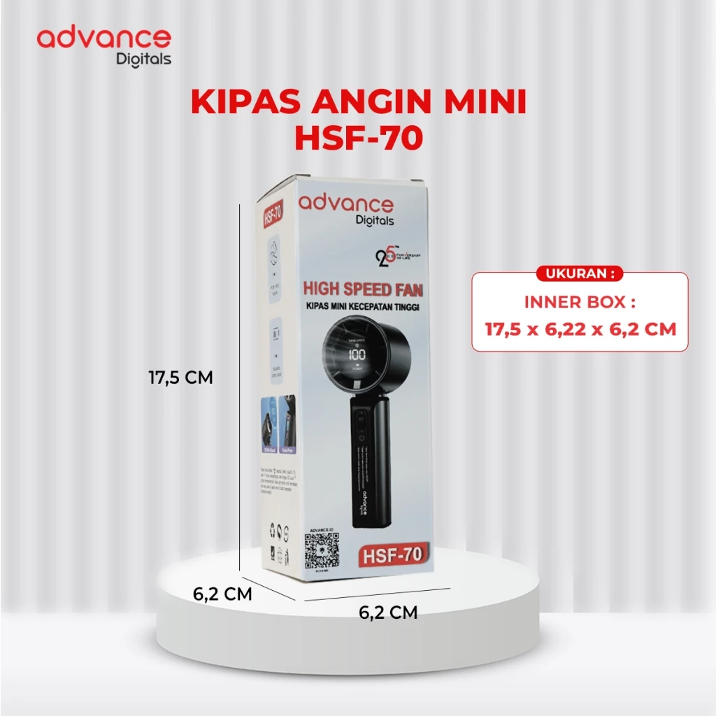 KIPAS ANGIN ADVANCE MINI FAN HSF-70 - Image 2