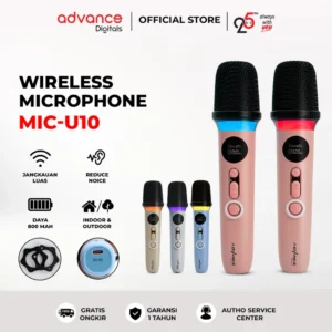 ADVANCE MIC WIRELESS MIC-U10 WHITE