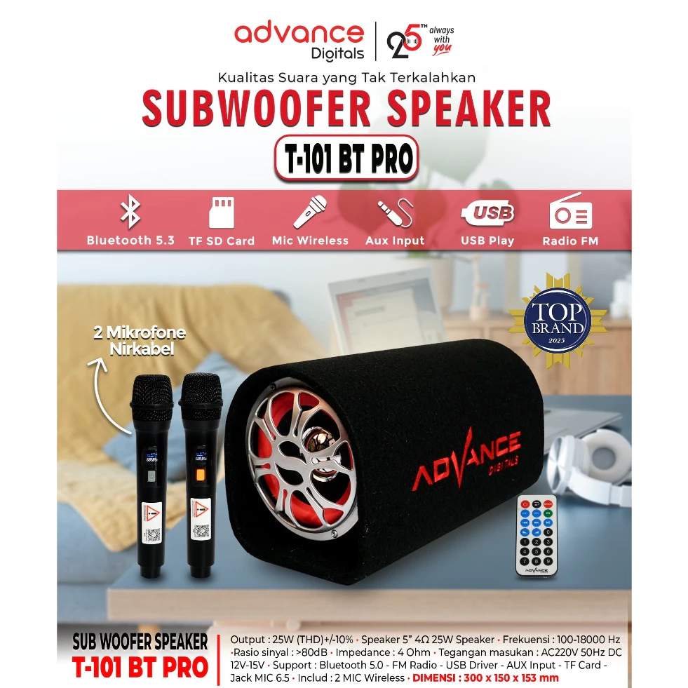 SPEAKER ADVANCE T101BT PRO