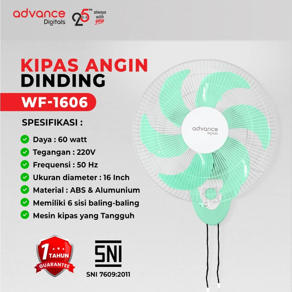 KIPAS ANGIN ADVANCE WF-1606 - Image 4