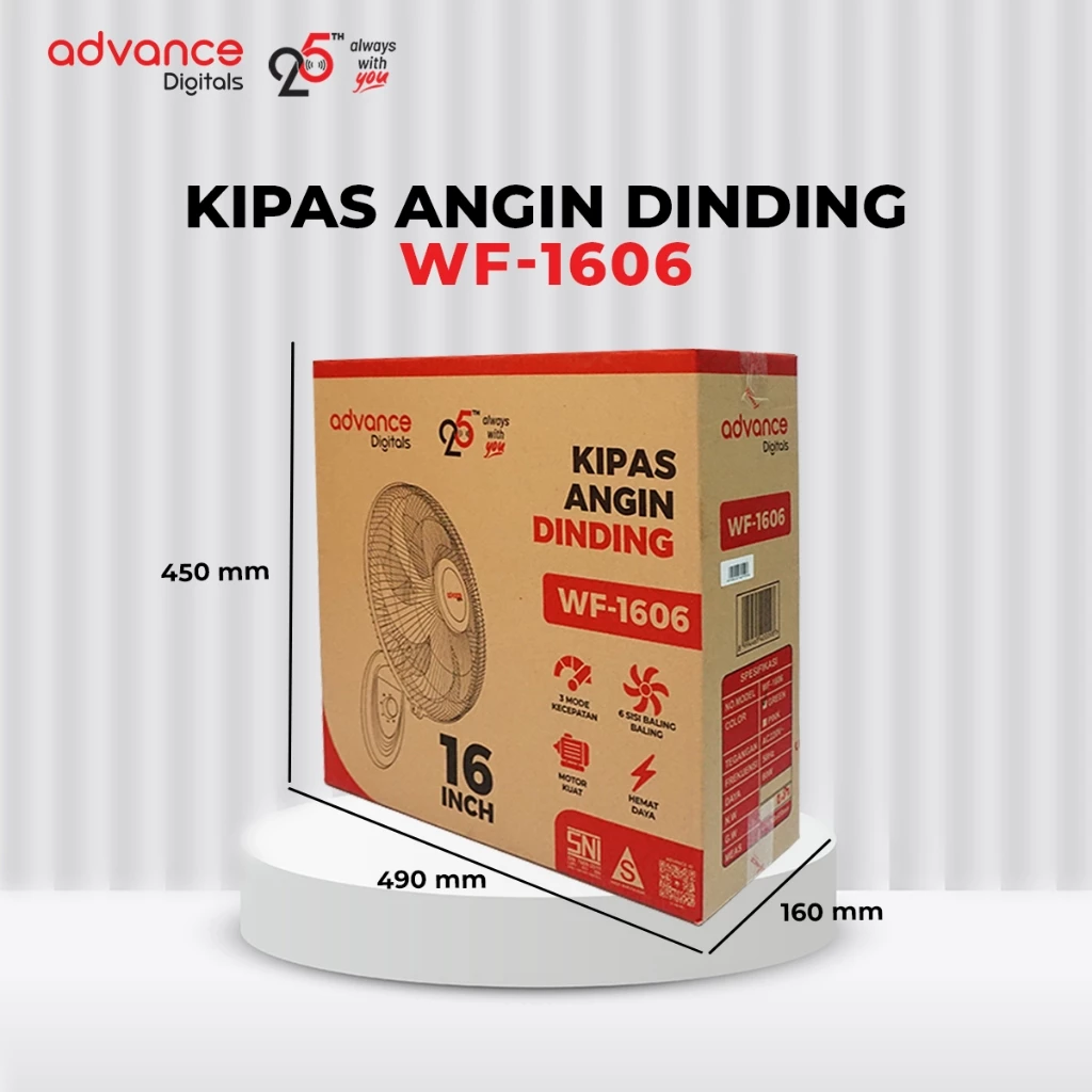 KIPAS ANGIN ADVANCE WF-1606 - Image 3