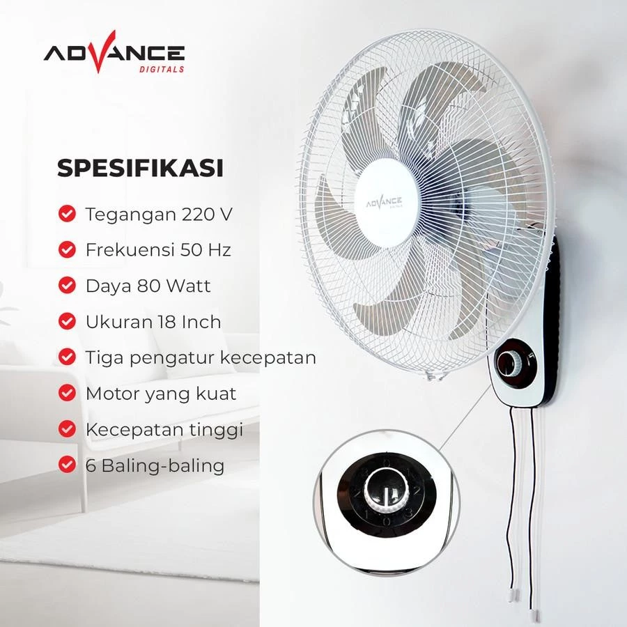 KIPAS ANGIN ADVANCE WF-1846 - Image 3