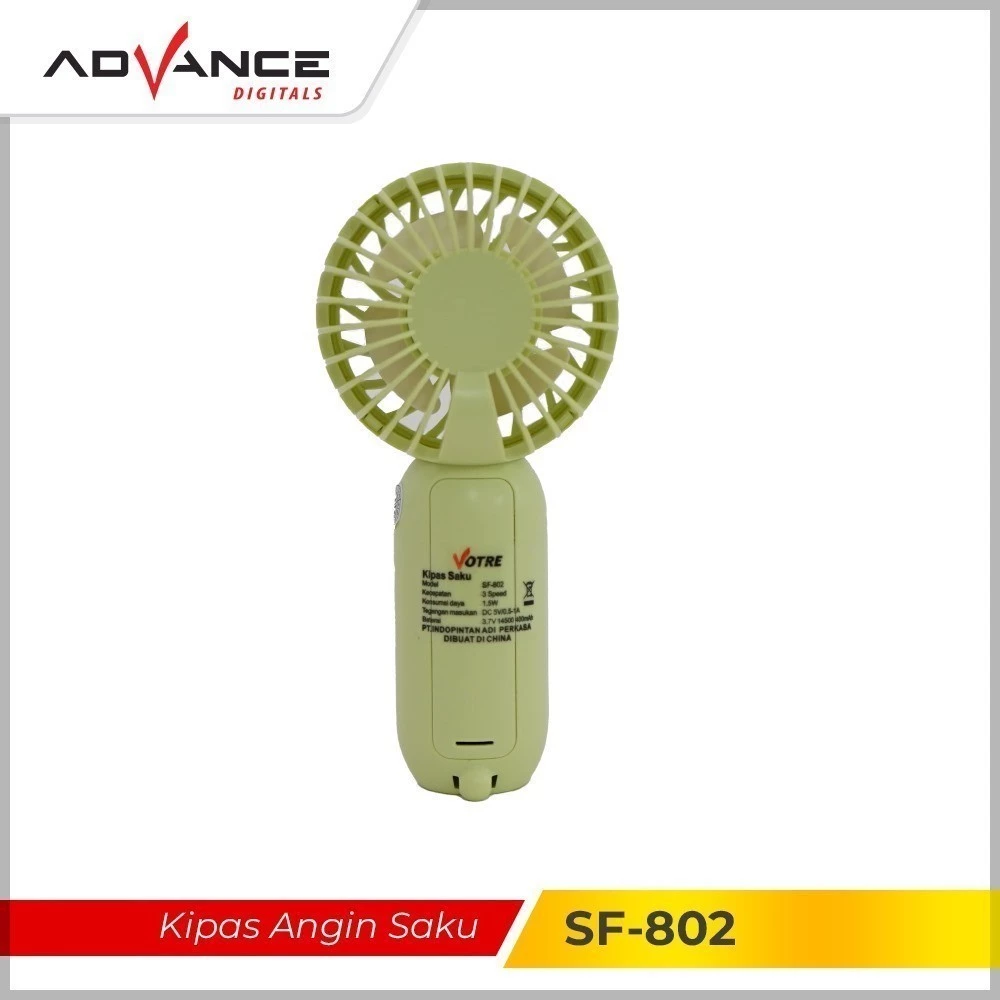Advance SF-802 Kipas Tangan Mini Fan Desktop Portabel USB - Image 4