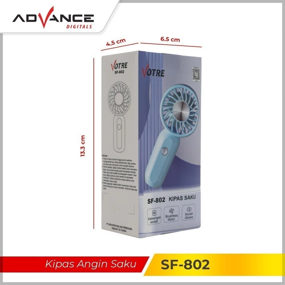 Advance SF-802 Kipas Tangan Mini Fan Desktop Portabel USB - Image 3