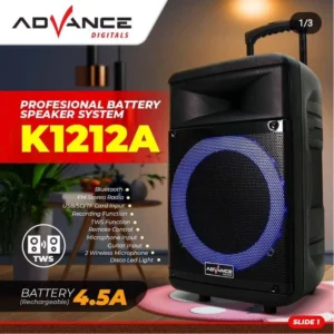 Speaker Portable Advance K1212-A 12 inc