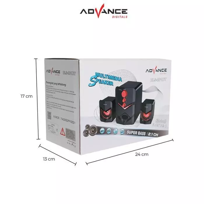 ADVANCE CLS201 BT Speaker Bluetooth Aktif 2.1 Stereo - Image 3