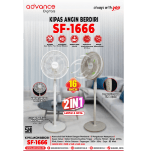 Kipas Angin Advance Stand Fan SF-1666