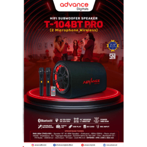 Speaker Bluetooth Advance T-104BT Pro 2 Mic