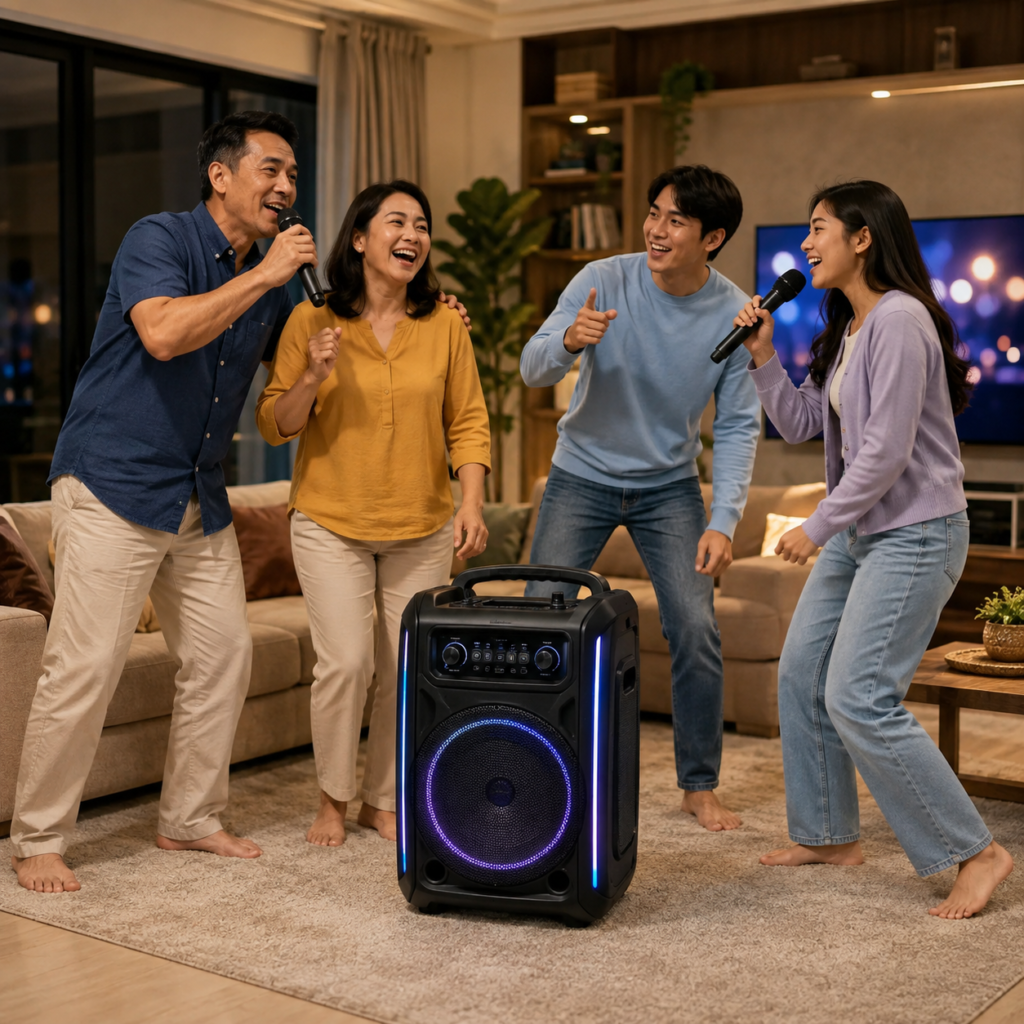 Speaker Karaoke untuk Hiburan Keluarga di Rumah